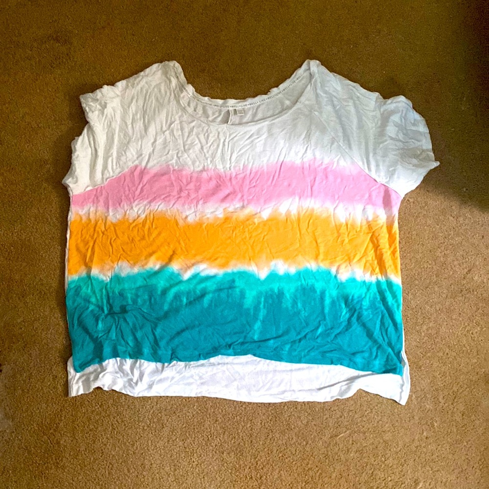 Aki cute summer ombre shirt, multicolor women’s